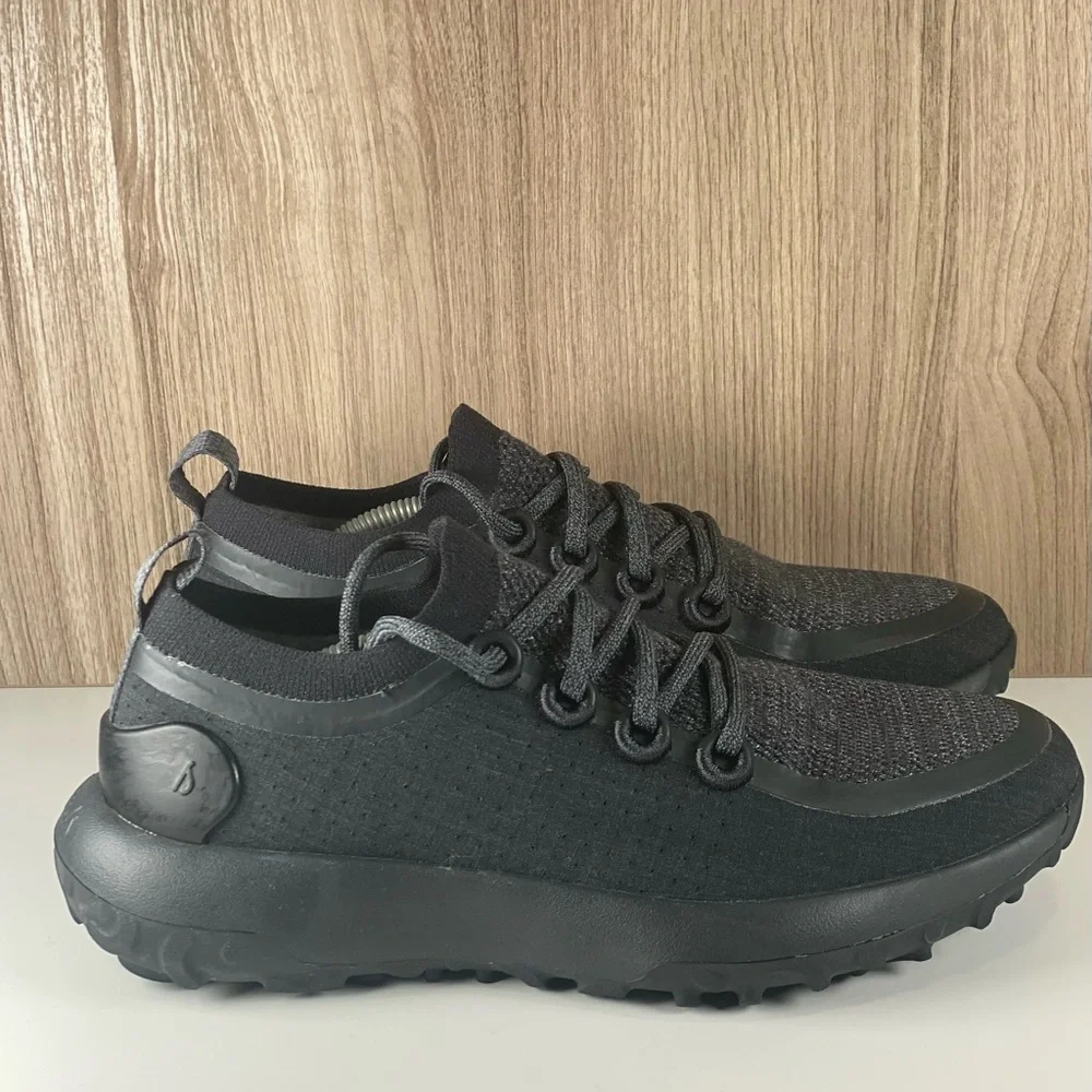 Allbirds Trail Runners SWT Natural Black Women’s Size 9 - Picture 1 of 9